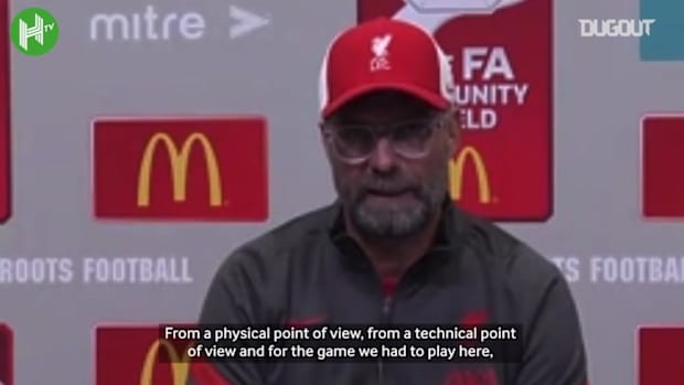 Klopp discusses Liverpool's Community Shield defeat
